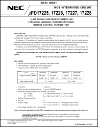 Click here to download UPD17226GT Datasheet