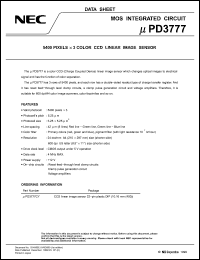 Click here to download UPD3777 Datasheet