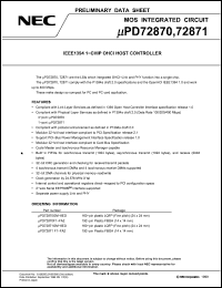 Click here to download UPD72870 Datasheet