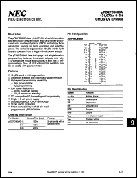 Click here to download UPD27C1000D25 Datasheet