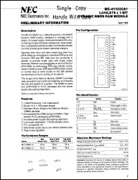 Click here to download MC411000A1A12 Datasheet