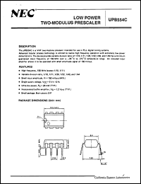 Click here to download UPB554C Datasheet