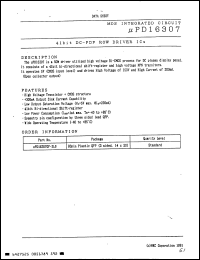 Click here to download UPD16307GF3L9 Datasheet