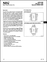 Click here to download UPD41256L12 Datasheet