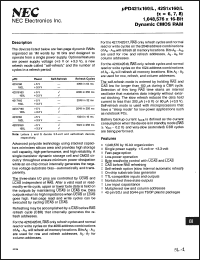 Click here to download UPD4217160G5M50 Datasheet