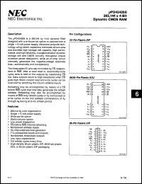 Click here to download UPD424268LA60 Datasheet