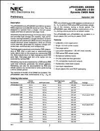 Click here to download UPD4264800LG-A60 Datasheet