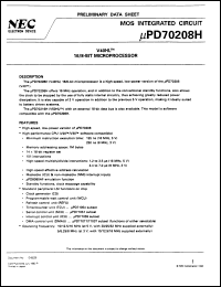 Click here to download UPD70208GF8 Datasheet