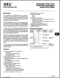 Click here to download UPD70322GJ-XXX Datasheet