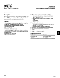 Click here to download UPD72022GF3B9 Datasheet