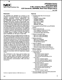 Click here to download UPD78244GC-XXX Datasheet