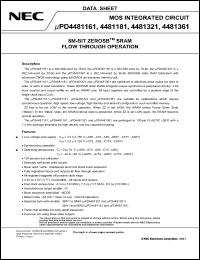 Click here to download UPD4481181 Datasheet