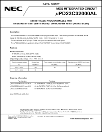 Click here to download UPD23C32000ALGY-MKH Datasheet