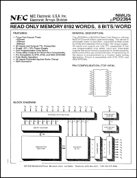 Click here to download UPD2364 Datasheet