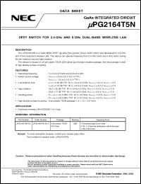 Click here to download UPG2164T5N Datasheet