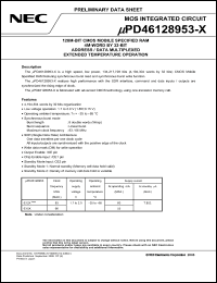 Click here to download UPD46128953-E15X Datasheet