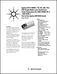 Click here to download HFCT-5964TL Datasheet
