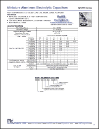 Click here to download NRSH821M50V8X16F Datasheet