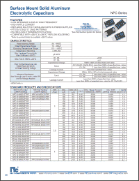 Click here to download NPC330M6.3D6TRF Datasheet