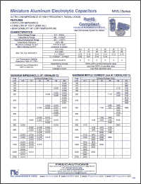 Click here to download NRSJ272M25V10X16TBF Datasheet