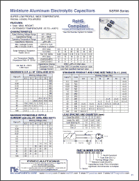 Click here to download NSRW330M35V4X5F Datasheet