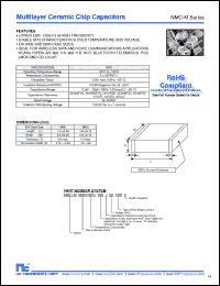 Click here to download NMC-M0402NPO0R1A25TRPF Datasheet