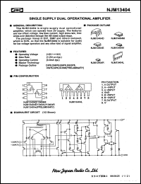 Click here to download NJM13404M Datasheet