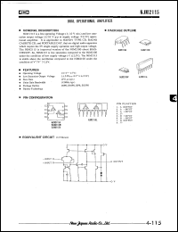 Click here to download NJM2115L Datasheet