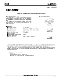 Click here to download NJM2199D Datasheet