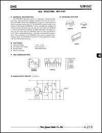 Click here to download NJM4562L Datasheet