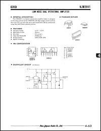 Click here to download NJM2041 Datasheet