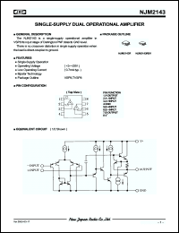 Click here to download NJM2143RB1 Datasheet