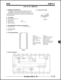 Click here to download NJM2218 Datasheet