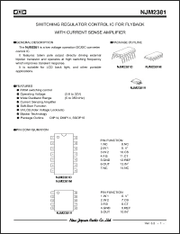 Click here to download NJM2381M Datasheet