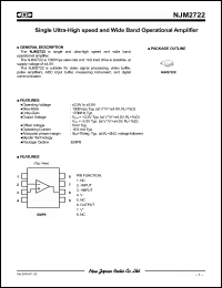 Click here to download NJM2722E Datasheet