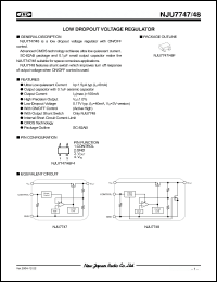 Click here to download NJU7748 Datasheet