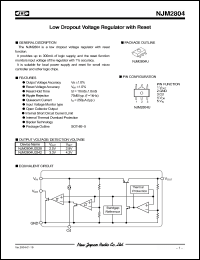 Click here to download NJM2804U3342 Datasheet