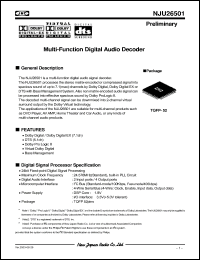 Click here to download NJU26501 Datasheet