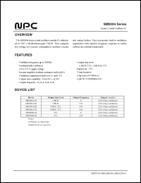 Click here to download SM5004A1H Datasheet