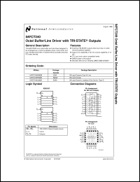 Click here to download 54FCT240MDA Datasheet