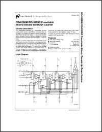 Click here to download CD4029BMW/883 Datasheet