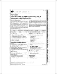 Click here to download COP8ACC528N9 Datasheet