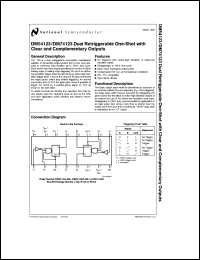 Click here to download DM54123J-MIL Datasheet