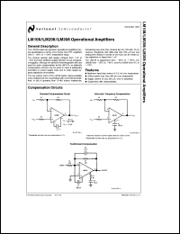 Click here to download LM108J-8/883 Datasheet