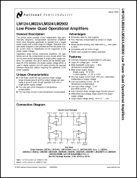 Click here to download LM124AWG/883 Datasheet