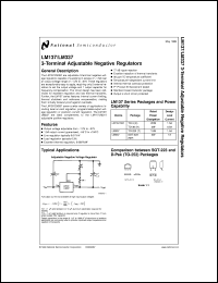 Click here to download LM137WG/883 Datasheet