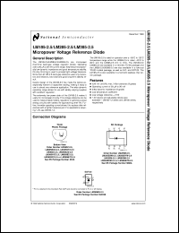 Click here to download LM385MX-2.5 Datasheet