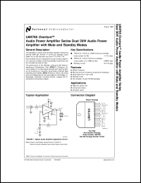 Click here to download LM4765T Datasheet