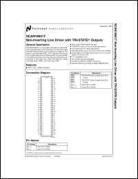 Click here to download SCAN18541TMDA Datasheet