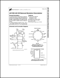 Click here to download LM1496H Datasheet